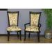 Astoria Grand Macgregor Side Chair in Creme Gold Wood/Upholstered/Fabric in Black/Brown | 44 H x 20.5 W x 23 D in | Wayfair ARGD6980 45299883