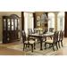 Lark Manor™ Christman Four Leg Dining Table Wood in Brown/Red | 30 H x 42 D in | Wayfair ARGD1452 42008249