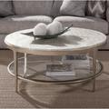 Artistica Home Signature Designs Gravitas Cocktail Table Metal in Brown/Gray | 18 H x 42 W x 42 D in | Wayfair 2050-943C