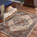 White 94 x 0.25 in Area Rug - Astoria Grand Westbrook Oriental Cream Area Rug Polyester | 94 W x 0.25 D in | Wayfair