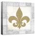 Ashton Wall Décor LLC 'Fleur de Lis' Graphic Art Print on Canvas Canvas | 20 H x 20 W x 1.5 D in | Wayfair 2235