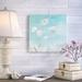 August Grove® 'White Poppies' Painting Print on Wrapped Canvas in Blue/White | 18 H x 18 W x 2 D in | Wayfair ATGR4133 28844160