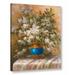 Astoria Grand 'Elegant Floral I' Print on Wrapped Canvas Canvas, Cotton | 10 H x 8 W x 2 D in | Wayfair ATGD5722 40023914