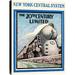 Global Gallery 'New York Central System - The 20th Century Limited' Graphic Art Print on Canvas /Canvas in Blue/Brown | Wayfair GCS-376469-2432-143