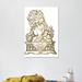 Bloomsbury Market Foo Dog Gold I by Julianne Taylor - Wrapped Canvas Graphic Art Print Canvas, Wood in Brown/Green | 15 H x 10 W x 1.5 D in | Wayfair