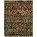 Brown/White 30 x 0.5 in Area Rug - Bungalow Rose Donovin Southwestern Hand-Knotted Wool Rust/Ivory Area Rug Wool | 30 W x 0.5 D in | Wayfair