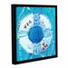Breakwater Bay 'Nautical Life Ring' Framed Painting Print on Wrapped Canvas in Blue | 24 H x 24 W x 2 D in | Wayfair BRWT6851 33617078