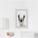 Brayden Studio® Adrienne 'Black & White Llama' Framed Graphic Art Print Paper, Solid Wood in Black/White | 30 H x 20 W in | Wayfair