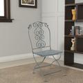 Benzara Ultimate Designer Metal Folding Chair Metal in Gray | 38.5 H x 22.5 W x 18 D in | Wayfair BM149569