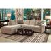 Blue Sectional - Braxton Culler Gramercy Park 2-Piece Upholstered Sectional Other Performance Fabrics | 38 H x 117 W x 94 D in | Wayfair