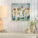 Breakwater Bay Sailboats II Framed Painting Print on Wrapped Canvas Canvas, Cotton in Blue | 10 H x 10 W x 2 D in | Wayfair BRWT4669 33279536