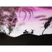 Buy Art For Less 'Storm Chaser' by Ed Capeau Graphic Art on Wrapped Canvas in Black/Pink, Size 18.0 H x 24.0 W x 1.5 D in | Wayfair