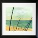Buy Art For Less 'Branches on the Beach' by Michelle Calkins Framed Painting Print Paper, Glass in Green | 20.5 H x 20.5 W x 1 D in | Wayfair