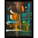 Buy Art For Less 'Contrast of Colors IV Poster' by Elizabeth Stack Framed Painting Print Paper in Blue/Brown/Orange | 16 H x 12 W x 1 D in | Wayfair