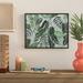 Bay Isle Home™ ' Shades Tropical Palm Leaves' Acrylic Painting Print on Canvas in Green | 16 H x 20 W x 1.25 D in | Wayfair BYIL1158 41686361