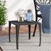 Charlton Home® Kavanaugh Metal Outdoor Side Table Metal in Brown | 17 H x 18.25 W x 18.25 D in | Wayfair CHRL6383 41573459