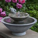 Campania International Concrete Wychwood Fountain | 11.25 H x 16.25 W x 16.25 D in | Wayfair FT-292-EM