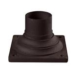 Lark Manor™ Arrabelle 4" H Pier Mount Base Aluminium/Metal in Brown | 4 H x 6 W x 6 D in | Wayfair 39272DCD31A74839B2421BDBAF0994B6