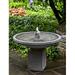 Campania International Autumn Cast Stone Leaves Fountain Concrete in Gray/Blue | 24 H x 28.25 W x 28.25 D in | Wayfair FT-234-AS