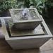 Campania International Kenzo Concrete Garden Terrace Fountain | 9.75 H x 11.75 W x 11.75 D in | Wayfair FT-262-AL