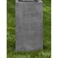 Campania International Pedestal Concrete | 28 H x 14 W x 14 D in | Wayfair PD-222-AS