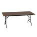 Correll, Inc. Rectangular Adjustable Folding Table Metal in Brown | 32 H x 60 W x 30 D in | Wayfair CFA3060M-01