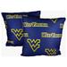 College Covers NCAA Square Pillow Cover & Insert Polyester/Polyfill/Cotton | 16 H x 16 W x 4 D in | Wayfair WVADPPR