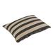 Darby Home Co Barrelli Stripe Piped Indoor/Outdoor Floor Pillow Polyester/Polyfill/Acrylic | 5 H x 35 W x 26 D in | Wayfair