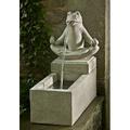 Campania International Zen Concrete Plinth Fountain | 23 H x 25 W x 13.25 D in | Wayfair FT-202-VE