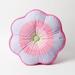 Cozy Line Home Fashion Blossom Round Flower Cotton Throw Pillow Polyester/Polyfill/Cotton | 16 H x 16 W x 2 D in | Wayfair BB-K-10552-RF