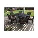 Darby Home Co Middleburgh 8 Piece Outdoor Dining Set w/ Cushions Metal in Brown | 29 H x 60 W x 60 D in | Wayfair DBHM5631 42412971