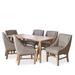 Darby Home Co Williamsville 7 Piece Dining Set Wood/Upholstered in Brown | 29.5 H in | Wayfair DBHM2763 41061827