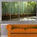 Design Art 'Beautiful View of Bamboo Forest' 4 Piece Photographic Print on Wrapped Canvas Set Canvas in Brown/Green | 28 H x 48 W x 1 D in | Wayfair