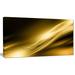 Design Art Sparkle Gold Texture Pattern - Wrapped Canvas Graphic Art Print Metal | 16 H x 32 W x 1 D in | Wayfair PT8414-32-16