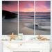 Design Art Waters at Guincho Beach Cascais - 3 Piece Graphic Art on Wrapped Canvas Set Canvas in White | 28 H x 36 W x 1 D in | Wayfair PT10679-3P