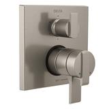 Delta Ara Pressure Balance 17T Series Trim w/ Double Handle in Gray | Wayfair T27967-SS