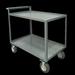 Durham Manufacturing Stock Utility Cart w/ Raised Handle Metal in Gray | 42.63 H x 42 W x 24 D in | Wayfair RSCR-2436-95