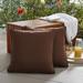 Darby Home Co Basilia Outdoor Square Pillow Cover & Insert Eco-Fill/Polyester/Polyfill/Sunbrella® | 18 W in | Wayfair