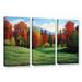 Darby Home Co Forest Edge 3 Piece Painting Print on Wrapped Canvas Set Canvas in White | 24 H x 36 W x 2 D in | Wayfair DRBC2200 30800334