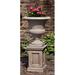 Darby Home Co Wilton Cast Stone Urn Planter Concrete, Copper in Brown | 26.25 H x 24 W x 24 D in | Wayfair DRBH1995 43896806