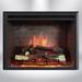 Dynasty Fireplaces Electric Fireplace Insert Metal in Black | 24.5 H x 32 W x 8.5 D in | Wayfair EF44-FGF