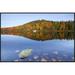 East Urban Home 'Jigging Cove Lake, Cape Breton Highlands National Park, Nova Scotia, Canada' Framed Photographic Print in White | Wayfair