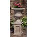 Darby Home Co Wilton Cast Stone Urn Planter Concrete, Copper in Green | 26.25 H x 24 W x 24 D in | Wayfair DRBH1995 43896801