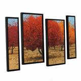 Darby Home Co Orange Trees II 4 Piece Framed Painting Print on Canvas Set Canvas in White | 24 H x 36 W x 2 D in | Wayfair DRBC4925 32409828