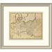 East Urban Home 'Prussian States, 1812' Framed Print Paper in Gray | 21 H x 24 W x 1.5 D in | Wayfair EASN4455 39508623