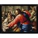 East Urban Home 'Christ Cleansing the Temple' Framed Oil Painting Print Paper in Gray/Red | 12 H x 16 W x 1 D in | Wayfair EASN4781 39514134