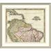East Urban Home 'South America & West Indies, 1823' Framed Print Paper in Gray | 39 H x 44 W x 1.5 D in | Wayfair EASN4170 39507628