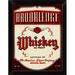 East Urban Home 'Brookledge Whiskey' Framed Graphic Art Print Paper in Red | 12 H x 9 W x 1 D in | Wayfair EASN7814 39525194