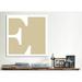 East Urban Home 'The Type' Letter Paper in White | 12" H x 12" W x 1.5" D | Wayfair EASU6078 34115850