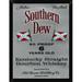 East Urban Home 'Southern Dew Kentucky Straight Bourbon Whiskey' Framed Graphic Art Print Paper in Gray | 16 H x 12 W x 1 D in | Wayfair